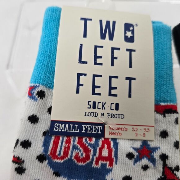 Two Left Feet Sock Co Unisex Adult Small & Large/XL 1 Pair or Each Size - Picture 3 of 10